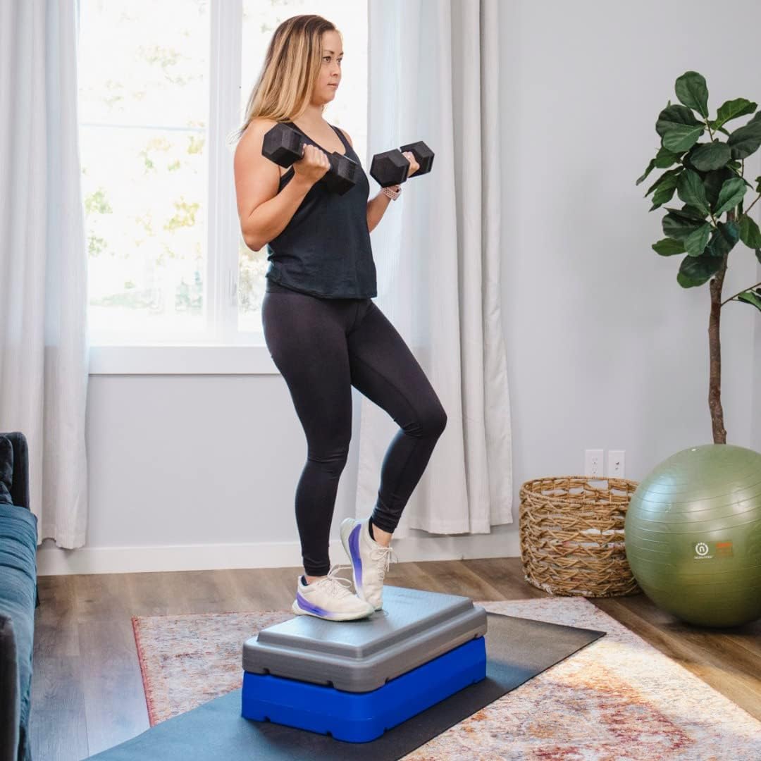 The 6" Step® Durable Stackable Aerobic Step Platform | Home Fitness Step