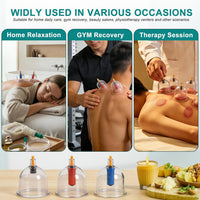 Cupping Therapy Set with Pump | 24-Cup Massage Therapy Kit