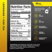LMNT Zero Sugar Electrolytes – Lemonade Iced Tea | Drink Mix | 30 Sticks
