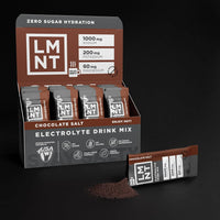 LMNT Zero Sugar Electrolytes – Chocolate Salt | Drink Mix | 30 Sticks