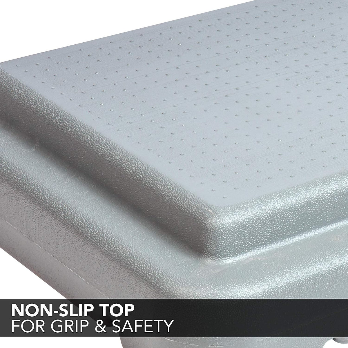 The 4" Step® Durable Stackable Aerobic Step Platform | Home Fitness Step