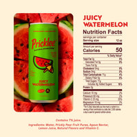 Pricklee Juicy Watermelon Cactus Water – Single Can