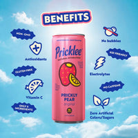 Pricklee Original Prickly Pear Cactus Water – Single Can