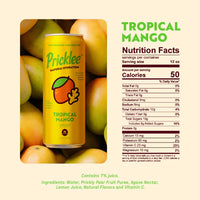 Pricklee Tropical Mango Cactus Water – Single Can