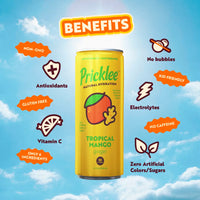 Pricklee Tropical Mango Cactus Water – Single Can