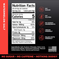 LMNT Zero Sugar Electrolytes – Watermelon Salt | Drink Mix | 30 Sticks